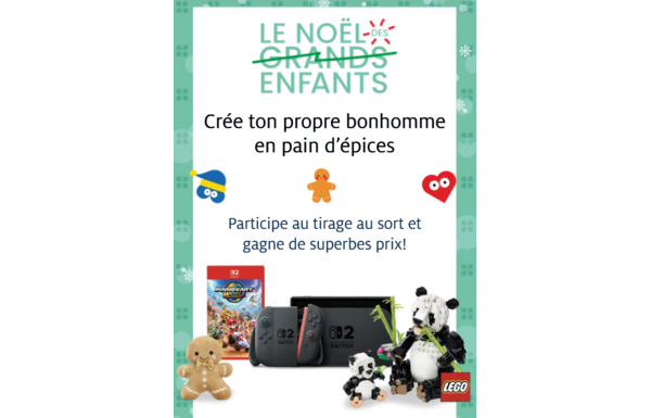 Gagnez des jouets et des superbes prix pour Noël