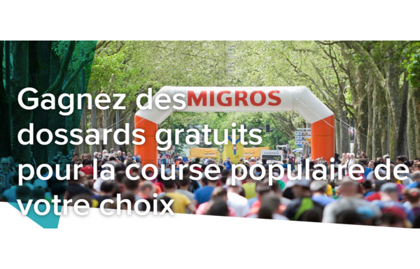 Gagnez 10 places de départ pour les courses populaires de votre choix