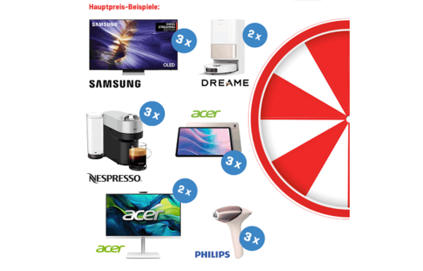 Gagnez 2 x 1 Smartphone Samsung Galaxy Z Flip7 256GB Jet Black et d'autres beaux lots...