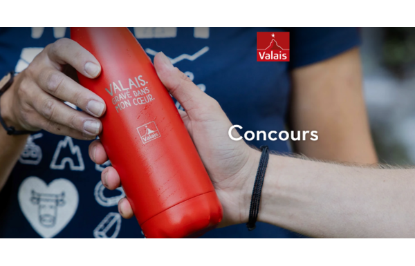 Gagnez une gourde Qwetch aux couleurs du Valais !