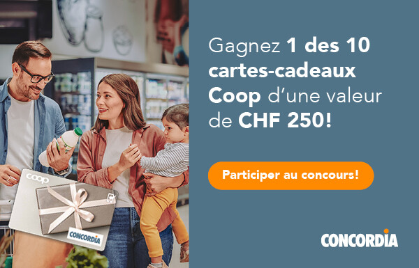 Gagnez 1 carte cadeau Coop de CHF 250