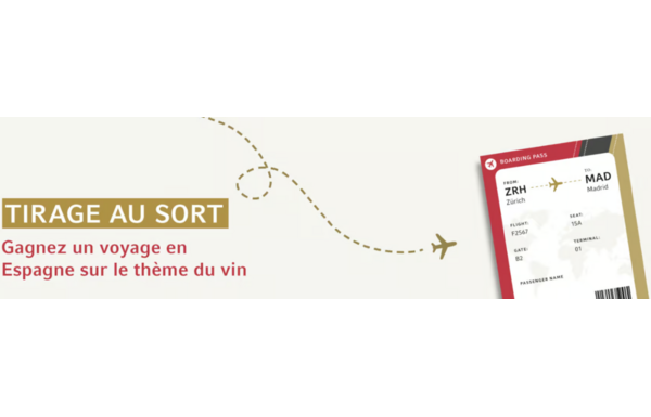 Gagnez 3 × 2 billets d’avion aller-retour Zurich/Madrid, 2 nuitées sur place et la visite du domaine Vega Sicilia de CHF 2'500 et 1 magnum d’Alión 2020 de CHF 238.-