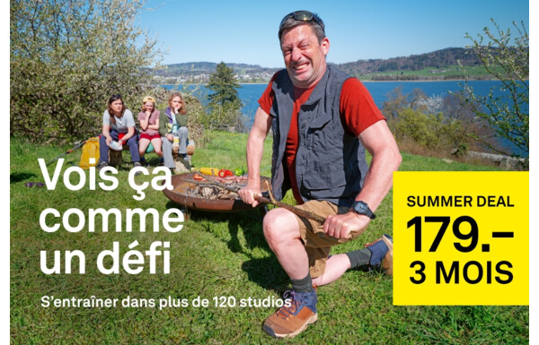 Gagnez votre abonnement d’été ACTIV FITNESS valable dans les 125 studios ACTIV FITNESS dans toute la Suisse