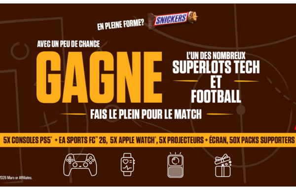 Gagnez 5× Apple Watch SE 3 GPS, 5× Consoles Sony PlayStation 5 Slim Digital Edition 825 GB FIFA 26 et d'autres lots