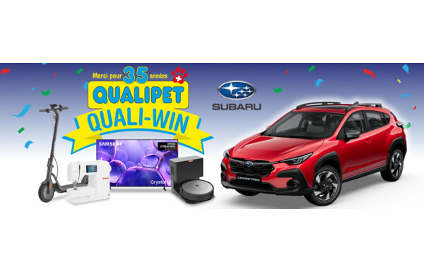 Gagnez une voiture Subaru Crosstrek 4x4 d'une valeur de CHF 35'990.- et d'autres lots...