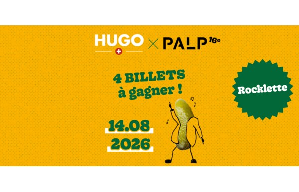 Gagnez 4 billets pour la Rocklette du PALP Festival, le 14 août 2026