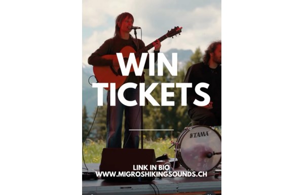 Gagnez 5x 2 billets pour une journée Migros Hiking Sounds de votre choix