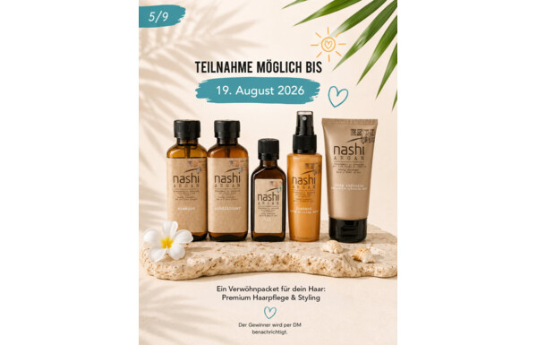 Gagnez 1 coffret My Beach et 1 coffret Speedy Beauty de Nashi Argan
