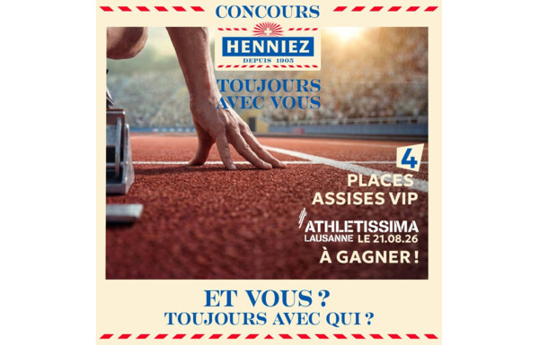 Gagnez 2 billets pour Athletissima le 21 août 2026, le plus grand événement sportif de Suisse Romande !