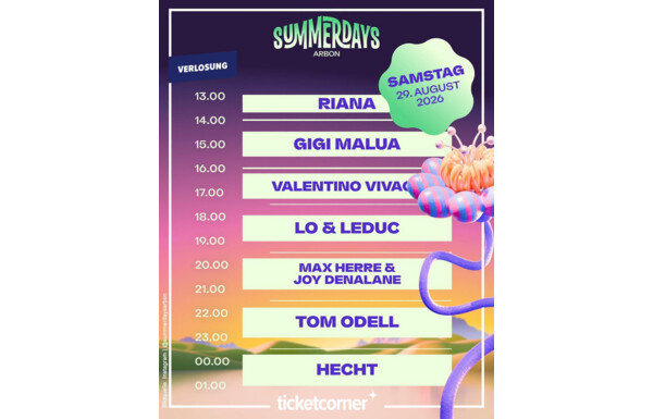 Gagnez vos 2 billets pour le Summerdays Festival le 29 août