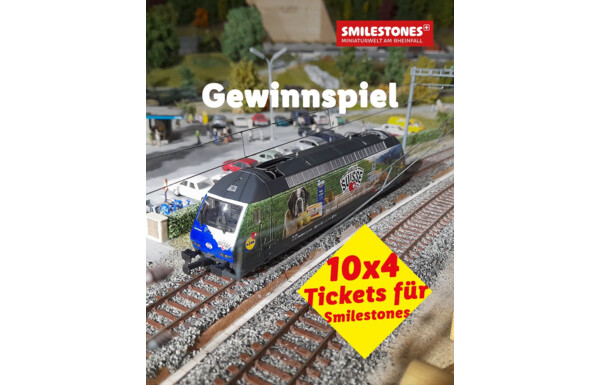 Gagnez 10x 4 billets pour Smilestones, le plus grand monde miniature de Suisse, juste à côté des chutes du Rhin