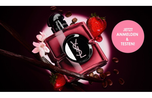 Testez gratuitement le nouveau BLACK OPIUM PINK GLAZE Yves Saint Laurent