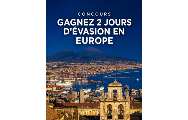 Gagnez un séjour pour 2 deux en Europe: comprenant 1 nuitée avec petit déjeuner, parmi 600 hébergements de charme à choix en France, Italie, Espagne et Portugal