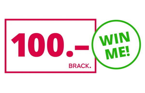 Gagnez un bon d'achat Brack d’une valeur de CHF 100.-