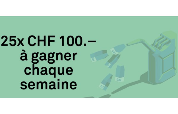 Gagnez 25 bons Coop Pronto d'une valeur de CHF 100.- chacun