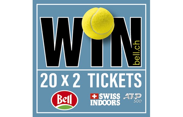 Gagnez 20 x 2 billets pour les Swiss Indoors 2026
