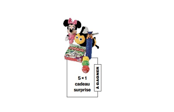 Gagnez 5x 1 cadeau surprise