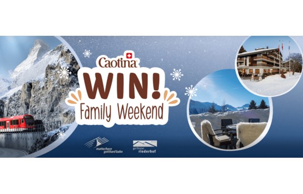 Gagnez l’un des 3 séjours en famille de 2 nuitées au Golfhotel Riederhof sur la Riederalp d'une valeur de CHF 1'588.-