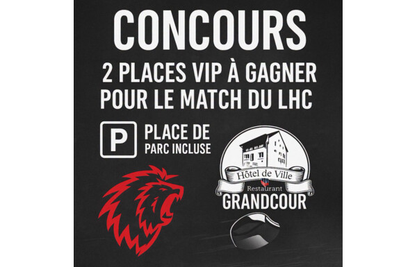 Gagnez 2 places VIP (valeur CHF 300.-) pour LHC vs – Ambri-Piotta samedi 19.09 à 20:00