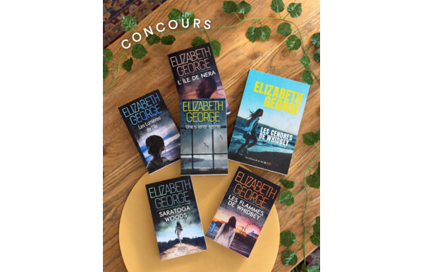 Gagnez les 5 tomes de la saga Whidbey d’Elizabeth George ainsi que son roman "Une si lente agonie" au format poche