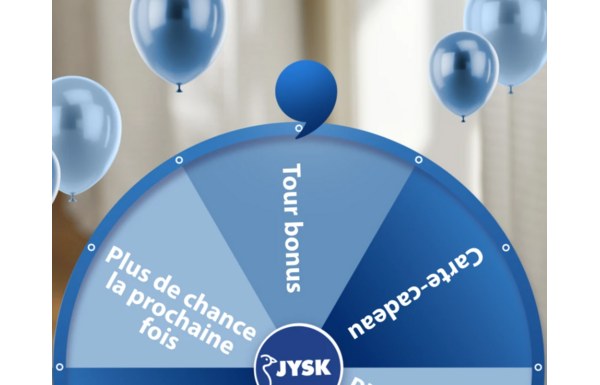 Gagnez un voyage au Danemark d'une valeur de CHF 10'000.- / une carte cadeau JYSK de CHF 7'500.- et une carte de CHF 2'500.-