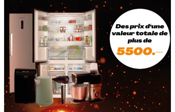 Gagnez des Appareils Novamatic d'une valeur totale de plus de CHF 5'500.–