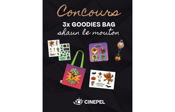 Gagnez 3 goodies bags "Shaun le mouton : La Bêêête d’Halloween"