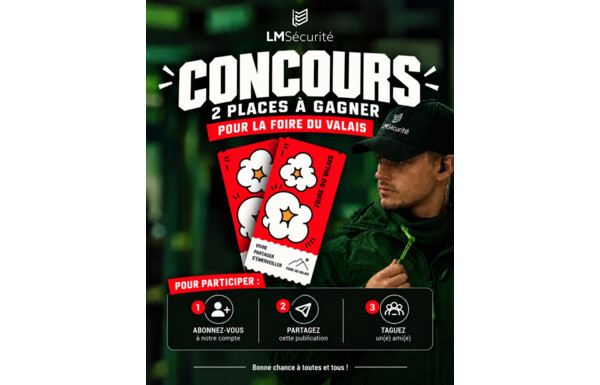 Gagnez vos 2 entrées pour la Foire du Valais