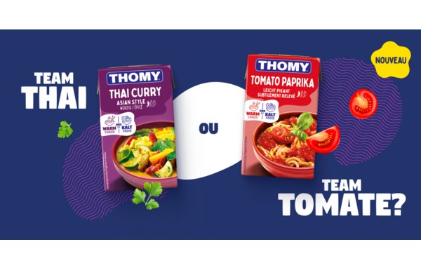 Gagnez 100x1 Sauces chaudes et froides THOMY 250ml