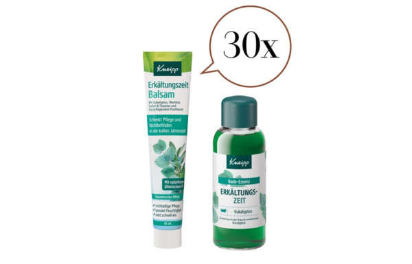 Gagnez 30x le coffret Saison hivernale de Kneipp