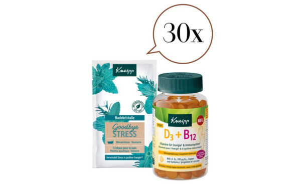 Gagnez 30x le coffret Balance de Kneipp