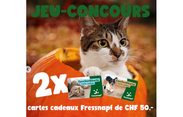 Gagnez 2 cartes cadeaux d'une valeur de CHF 50.- chacune