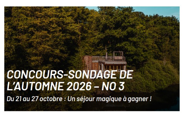 Gagnez un séjour insolite d'une nuitée en couple ou en famille en France voisine d'une valeur de 390 Euros