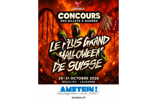 Gagnez vos places pour un Halloween terrifiant du 29 au 31 octobre 2026 à Beaulieu, Lausanne