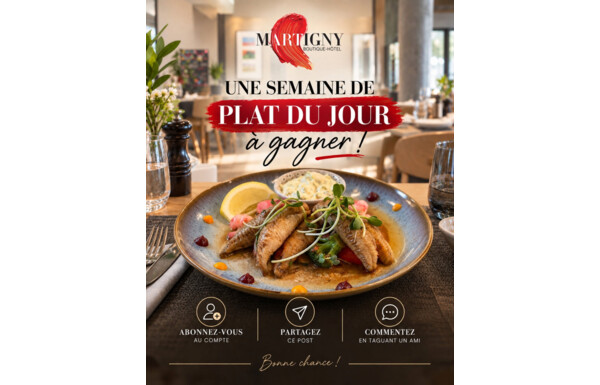 Gagnez 5 repas complets, soit l’équivalent d’une semaine de plats du jour !