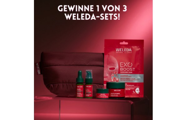 Gagnez 3 ensembles de soins avec une pochette assortie WALEDA