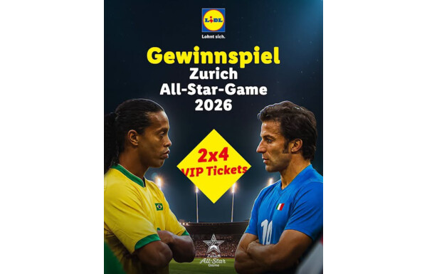 Gagnez 2x 4 billets VIP pour "The Zurich All-Star Game" le vendredi 06.11.2026. Une soirée qui en vaut vraiment la peine !