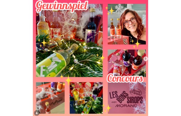 Gagnez un calendrier de l'Avent d'une valeur de CHF 59.- contenant 24 mini-sirops (5 cl)